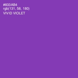 #833AB4 - Vivid Violet Color Image